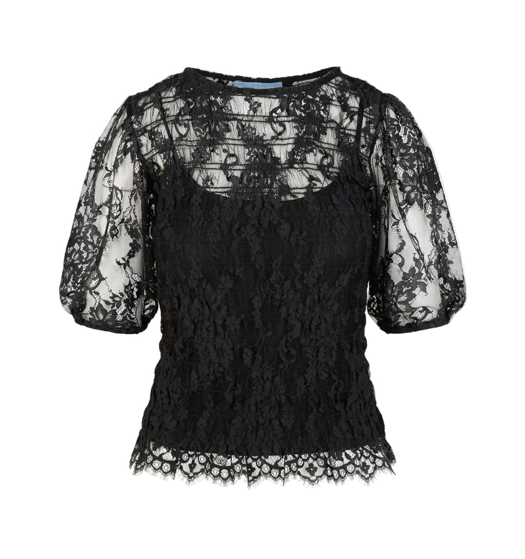 The Dalia Nap Top in Black