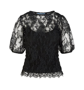 The Dalia Nap Top in Black