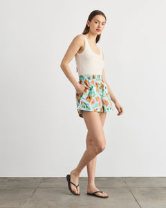 Fallon Short in Powder Blue Multi