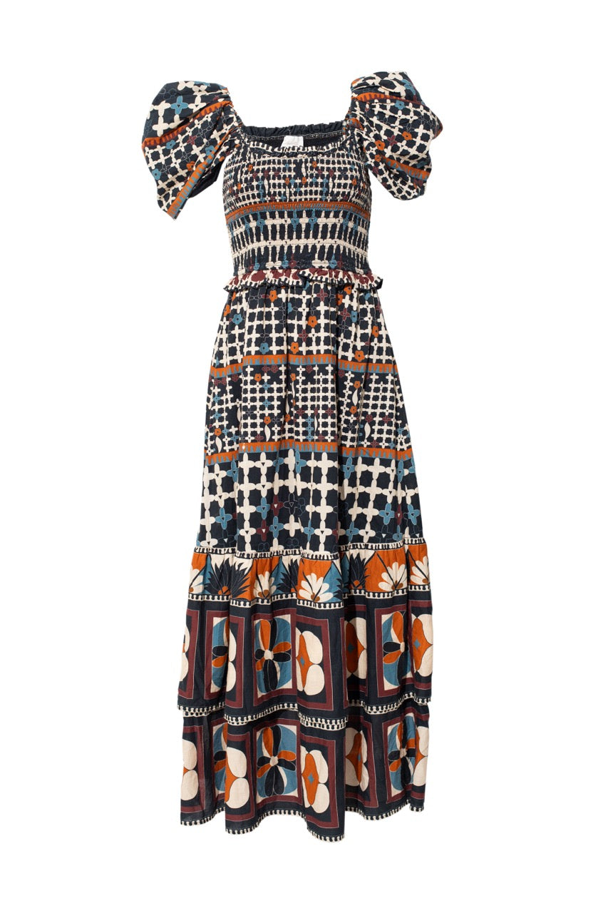 Fay Maxi Dress in Deco