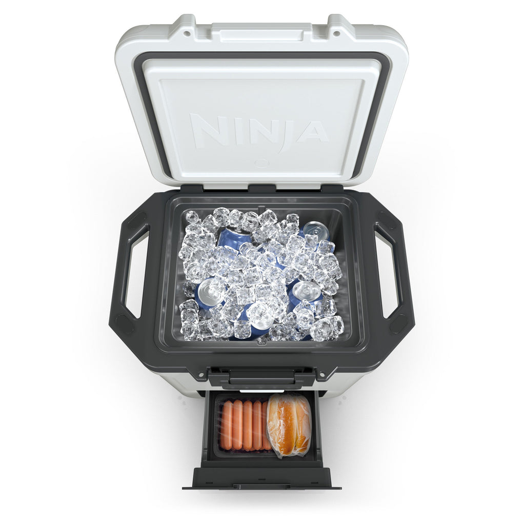 FrostVault 30qt Hard Cooler w/ Dry Zone in Cloud White