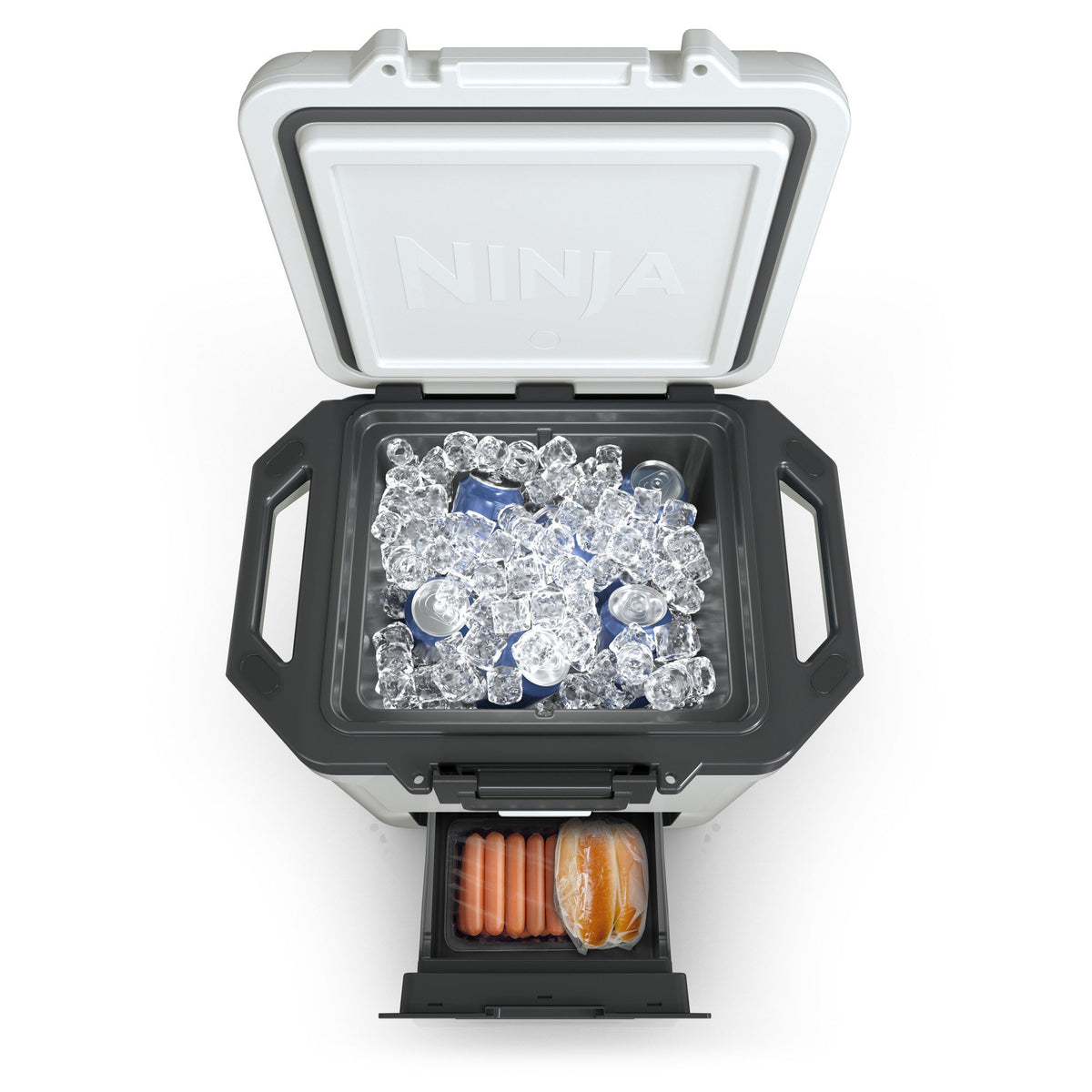 FrostVault 30qt Hard Cooler w/ Dry Zone in Cloud White