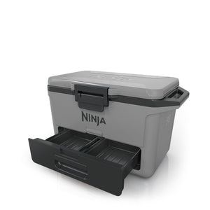 FrostVault 50 qt Hard Cooler with Dry Zone in Slate Gray