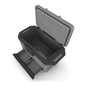 FrostVault 50 qt Hard Cooler with Dry Zone in Slate Gray