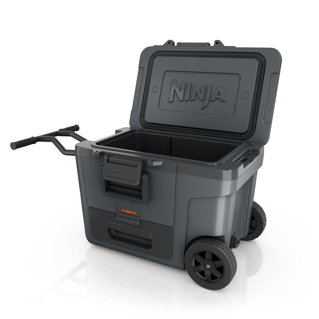 Ninja FrostVault 45qt Wheeled Cooler w/ Dry Zone, Charcoal Gray