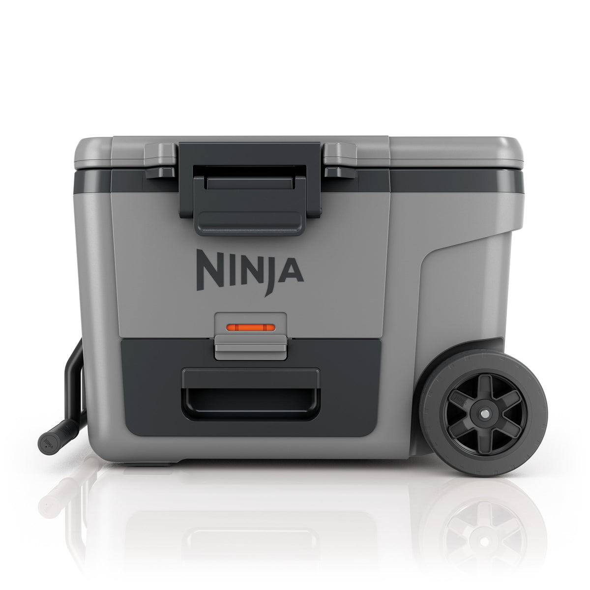 FrostVault 45 qt Wheeled Cooler with Dry Zone in Slate Gray