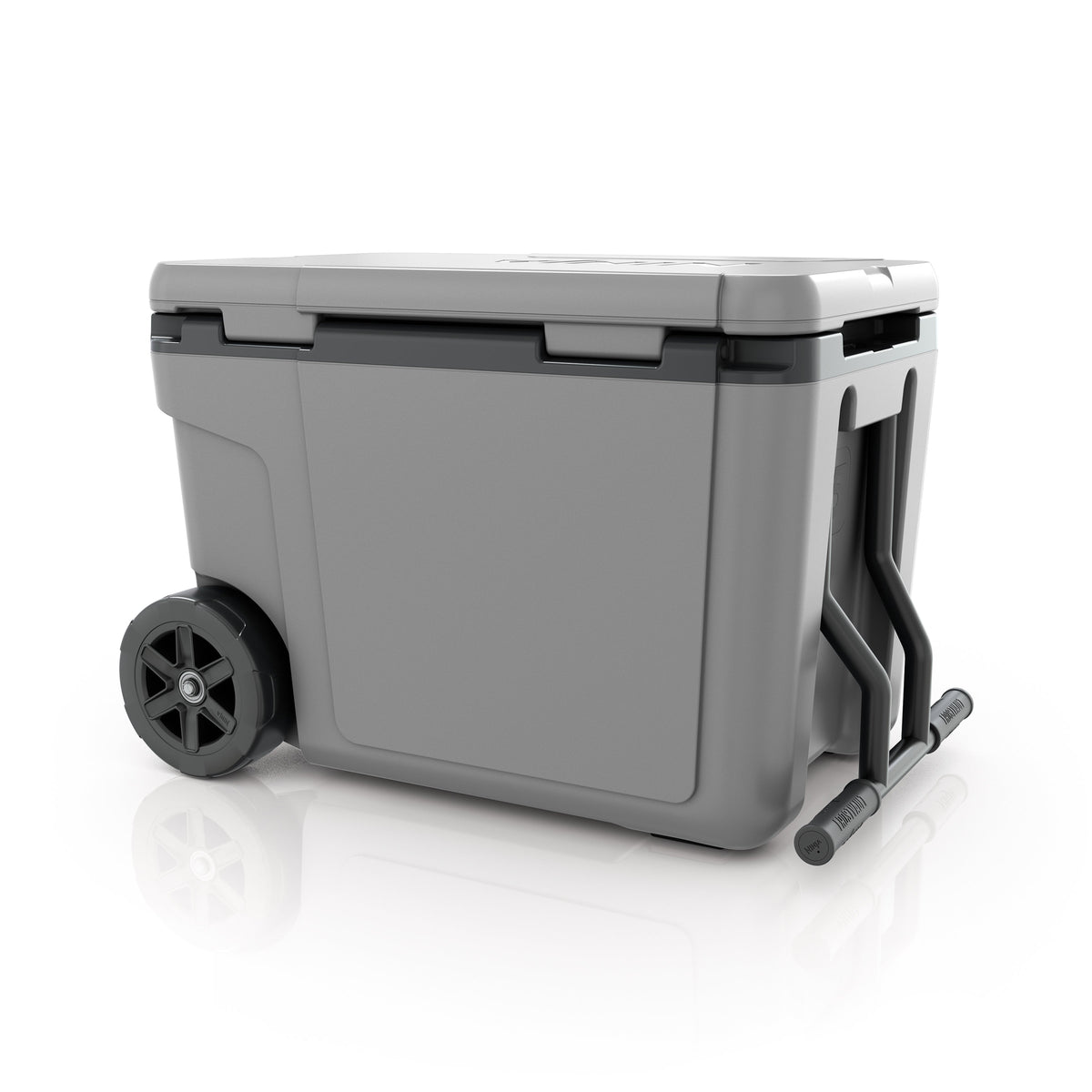 FrostVault 45 qt Wheeled Cooler with Dry Zone in Slate Gray