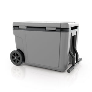 FrostVault 45 qt Wheeled Cooler with Dry Zone in Slate Gray