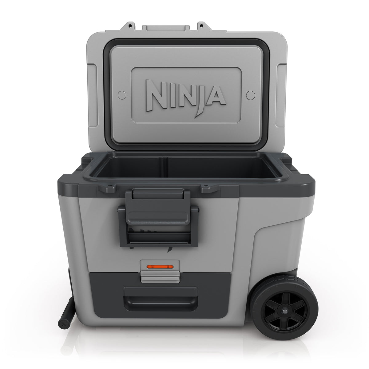 FrostVault 45 qt Wheeled Cooler with Dry Zone in Slate Gray