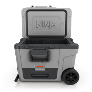 FrostVault 45 qt Wheeled Cooler with Dry Zone in Slate Gray