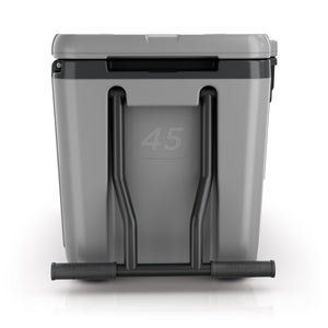 FrostVault 45 qt Wheeled Cooler with Dry Zone in Slate Gray