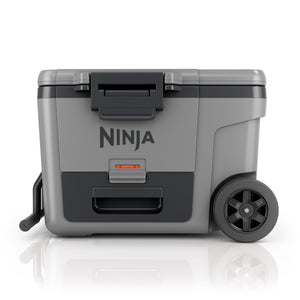FrostVault 45 qt Wheeled Cooler with Dry Zone in Slate Gray