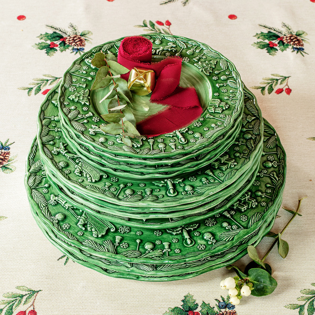 Fiabe di Natale Green Salad Plate