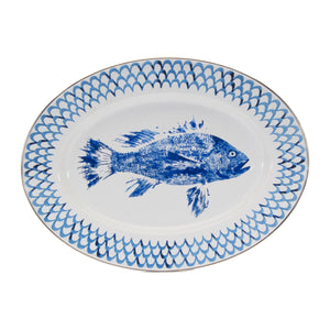 Oval Platter in Fish Camp