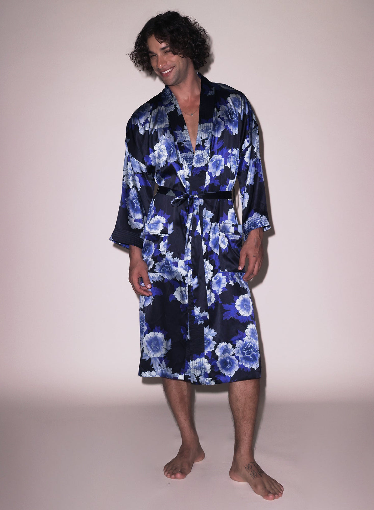 Unisex Silk Kimono