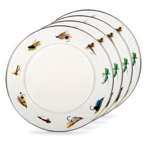 Dinner Plates in Flying Fish, Set of 4
