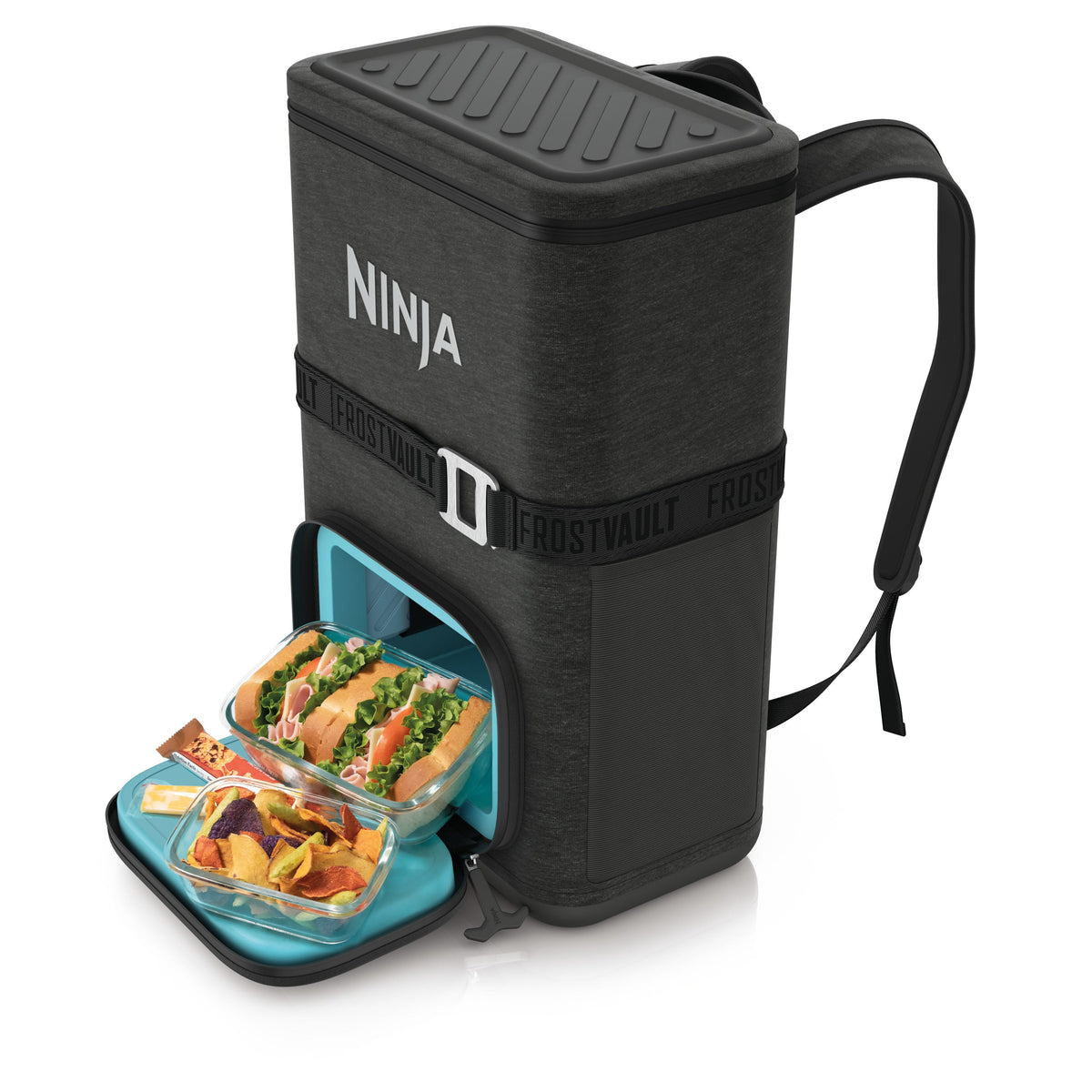 FrostVault Go 24 Can Backpack Soft Cooler in Charcoal Gray