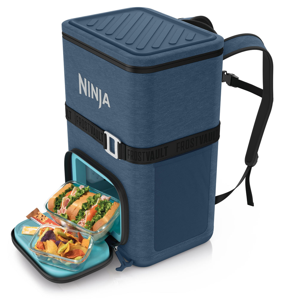 FrostVault Go 36 Can Backpack Soft Cooler in Lakeshore Blue