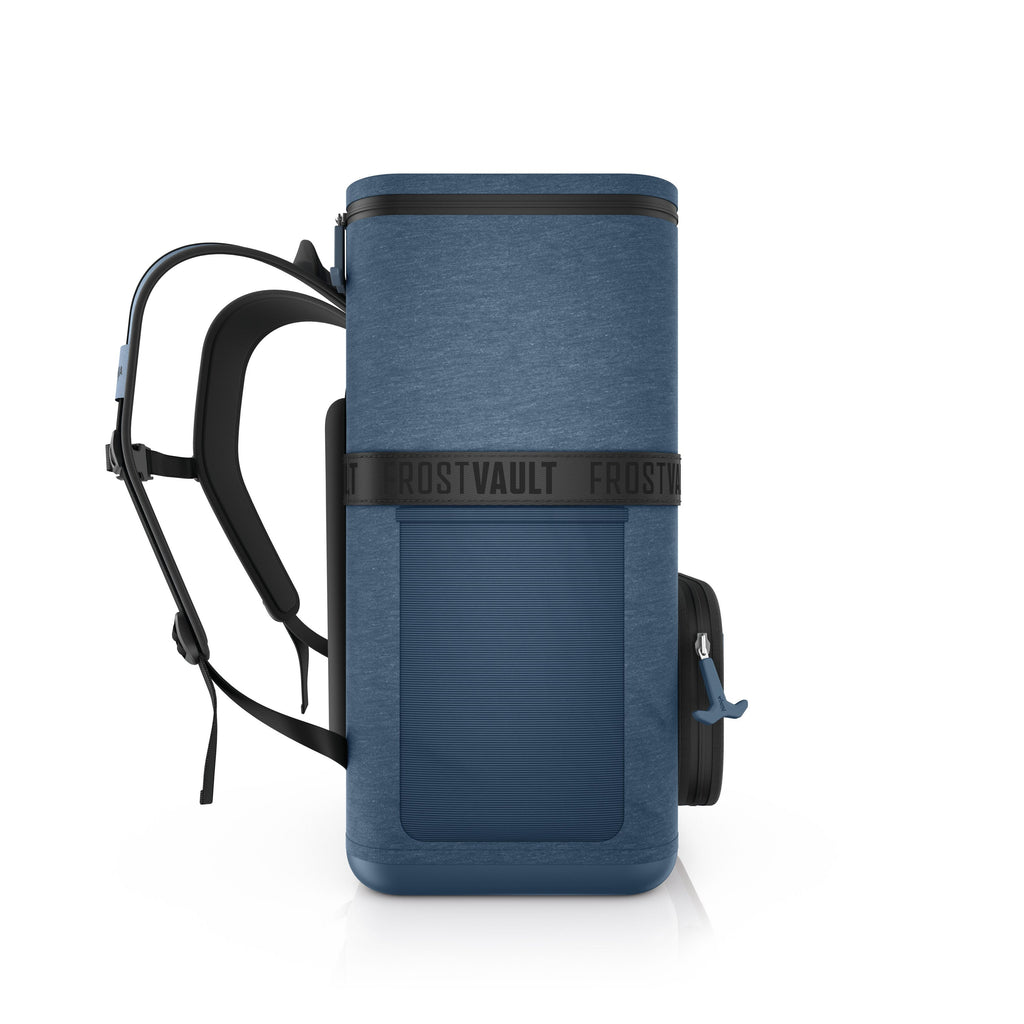 FrostVault Go 36 Can Backpack Soft Cooler in Lakeshore Blue