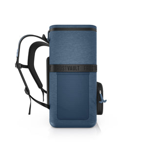 FrostVault Go 36 Can Backpack Soft Cooler in Lakeshore Blue