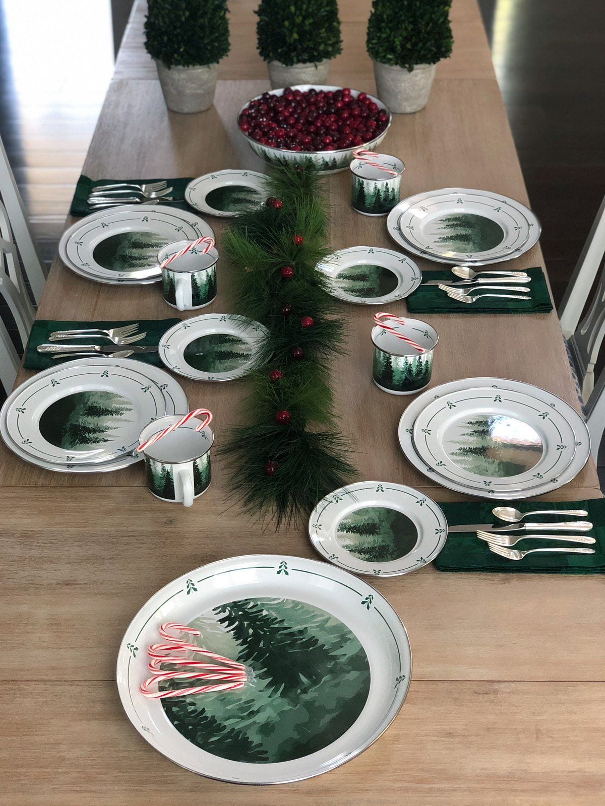 Dinner Plates in Forest Glen, Set of 4