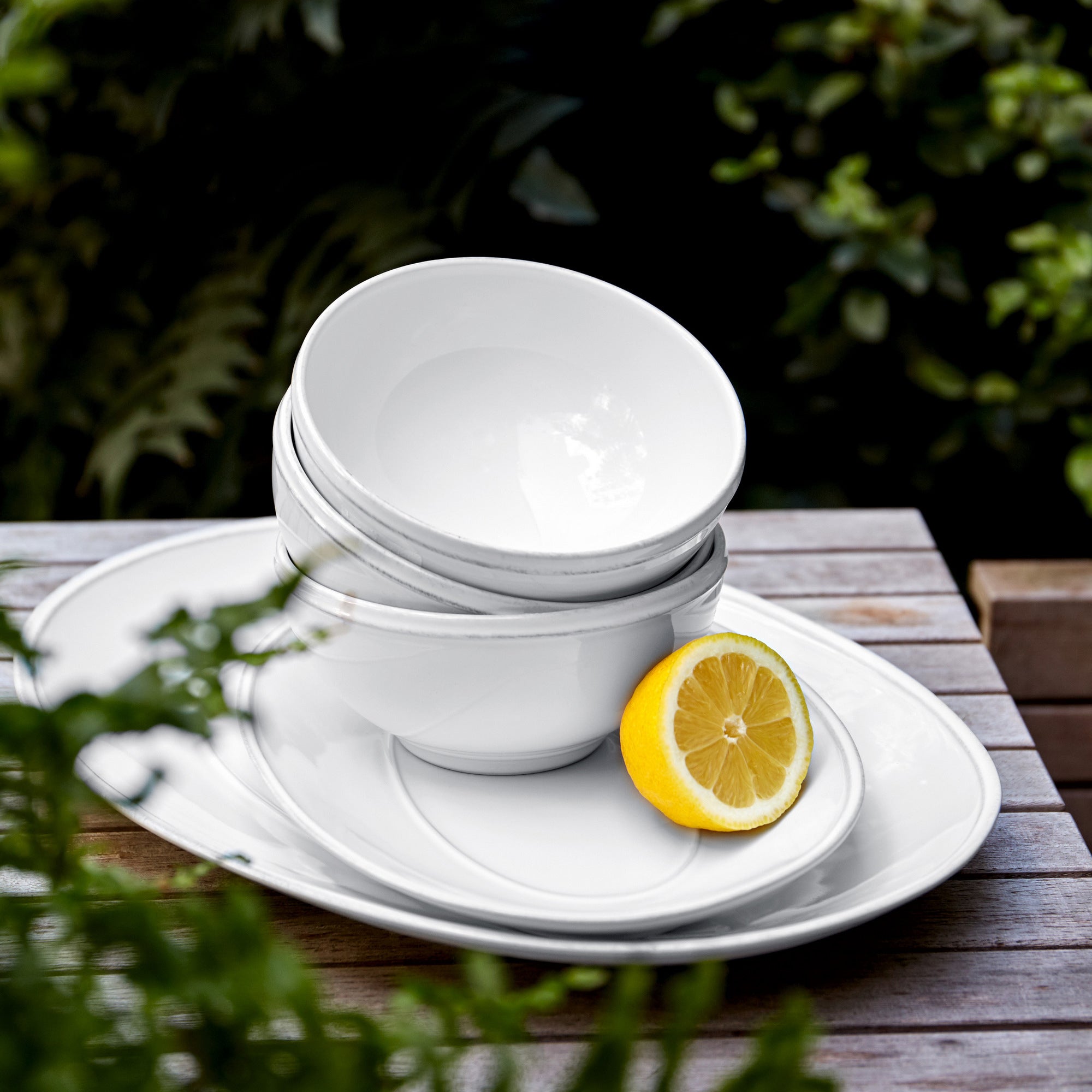 Friso Collection Oval Platter 12" in White