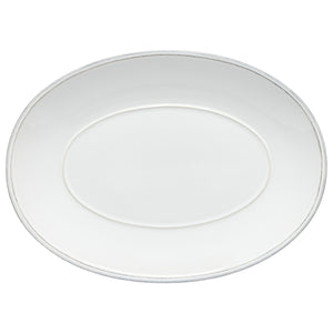Friso Collection Oval Platter 16" in White