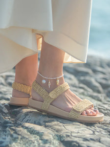 Finn Anklet in White