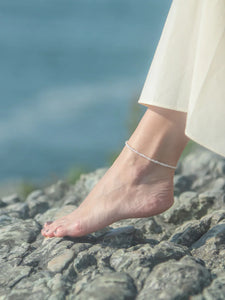 Finn Anklet in White