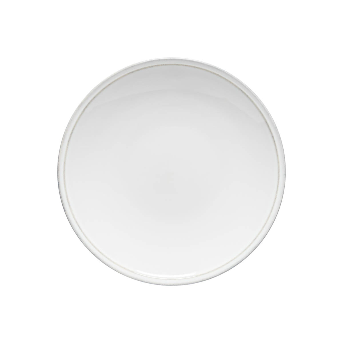 Friso Collection Dinner Plates in White, Set of 6