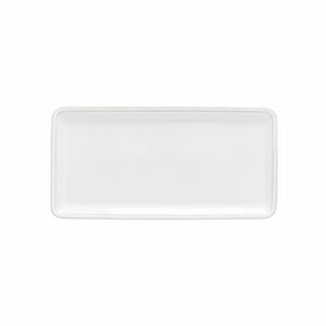 Friso Collection Rectangle Platter 12" in White