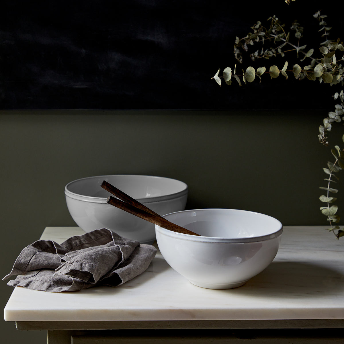 Friso Collection Serving Bowl 10" in White