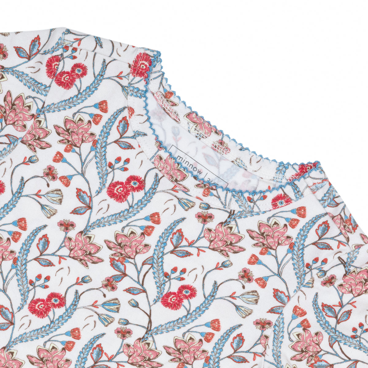 Girls’ Mercado Bloom Short Sleeve Pima Pajamas Set