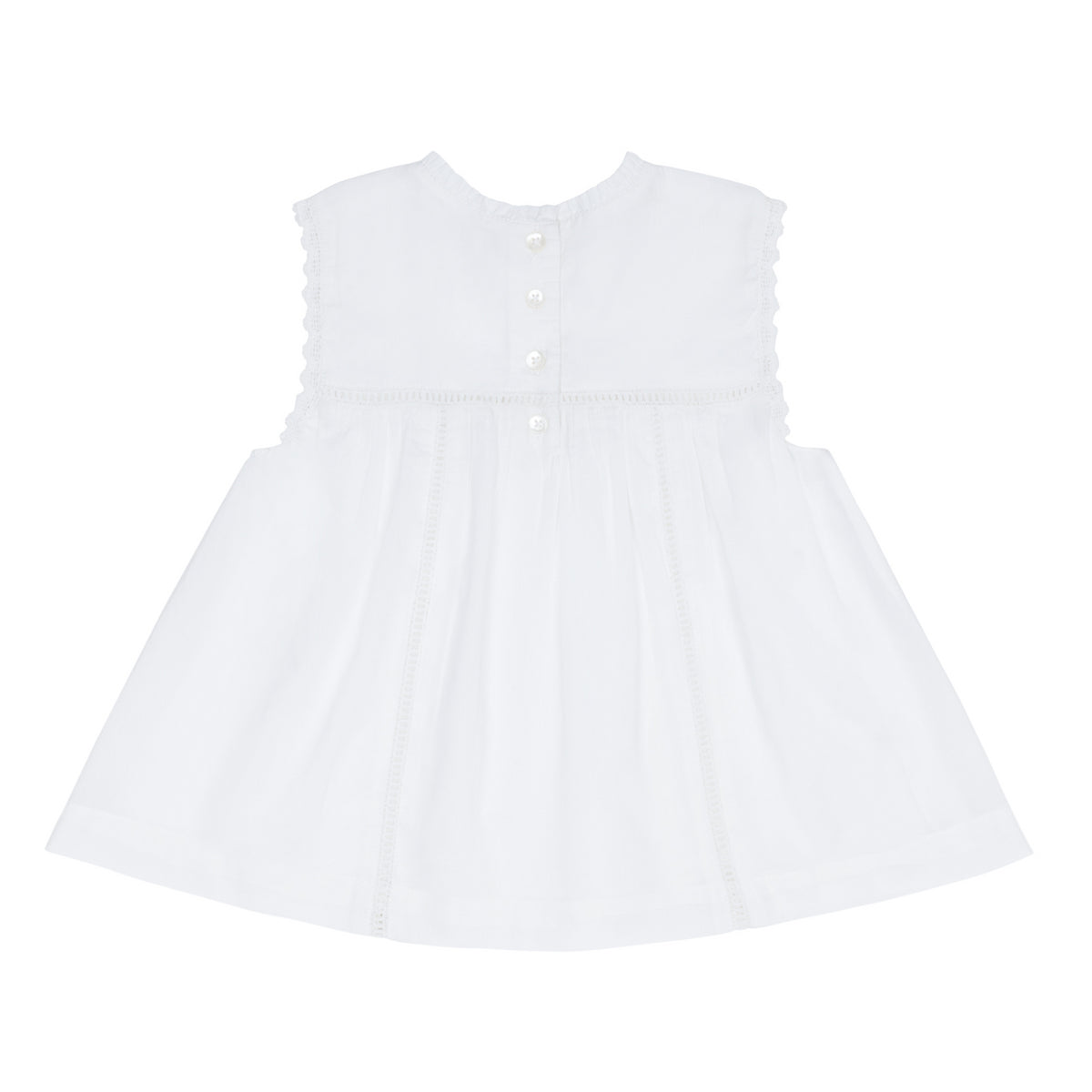 Girls’ White Align Tank