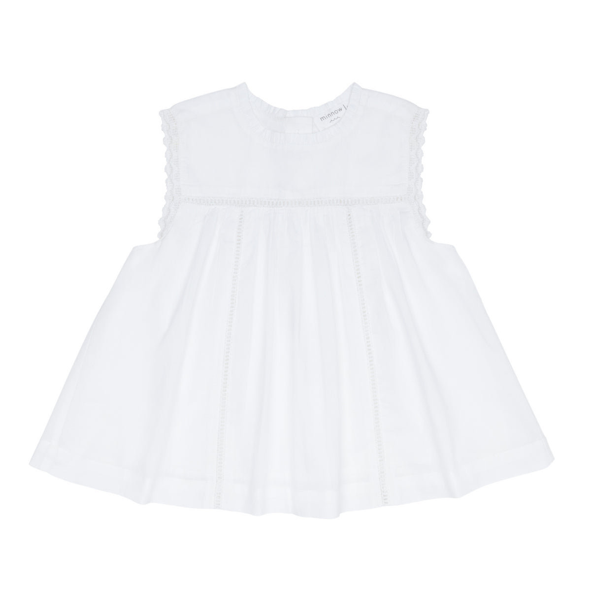 Girls’ White Align Tank