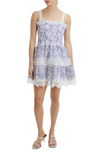 Aerin Mini Dress in Blue