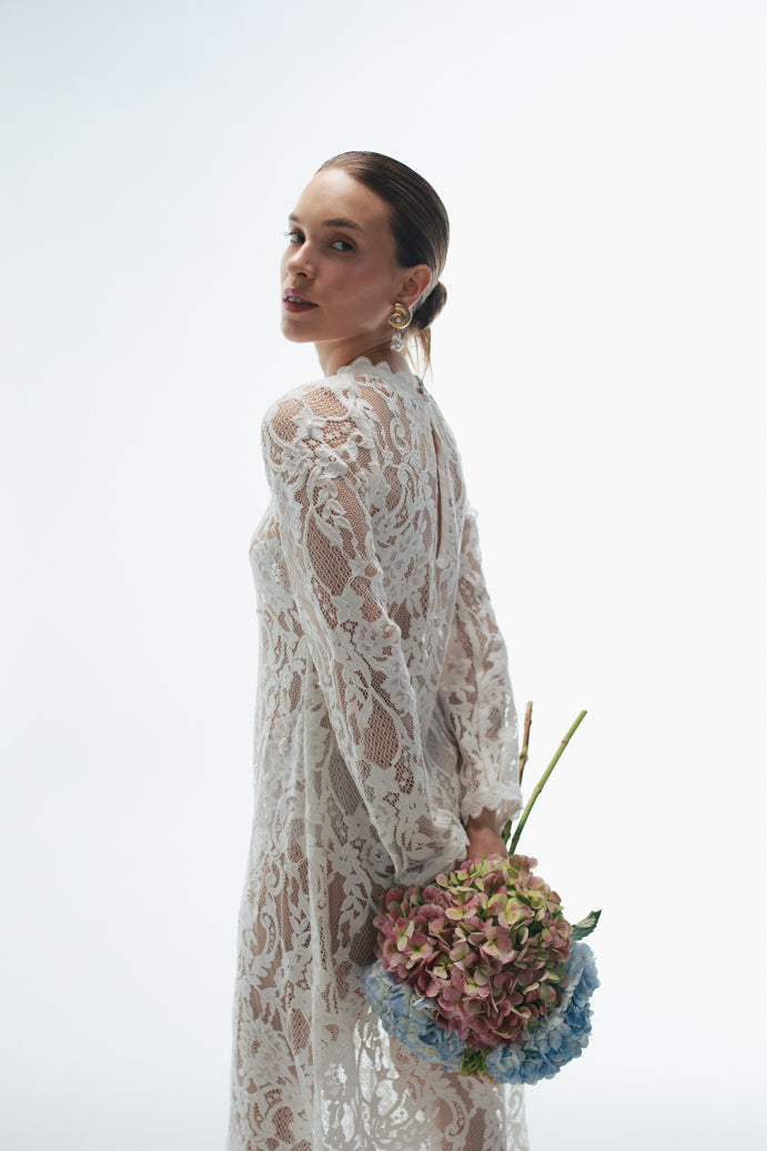 Artemis Maxi Dress in White