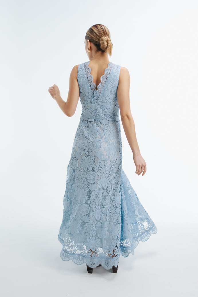 Orchid Island Maxi Dress in Sky | Over The Moon Orchid Island Maxi Dress in Sky | Over The Moon