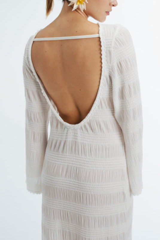 Cabana Maxi Dress in White