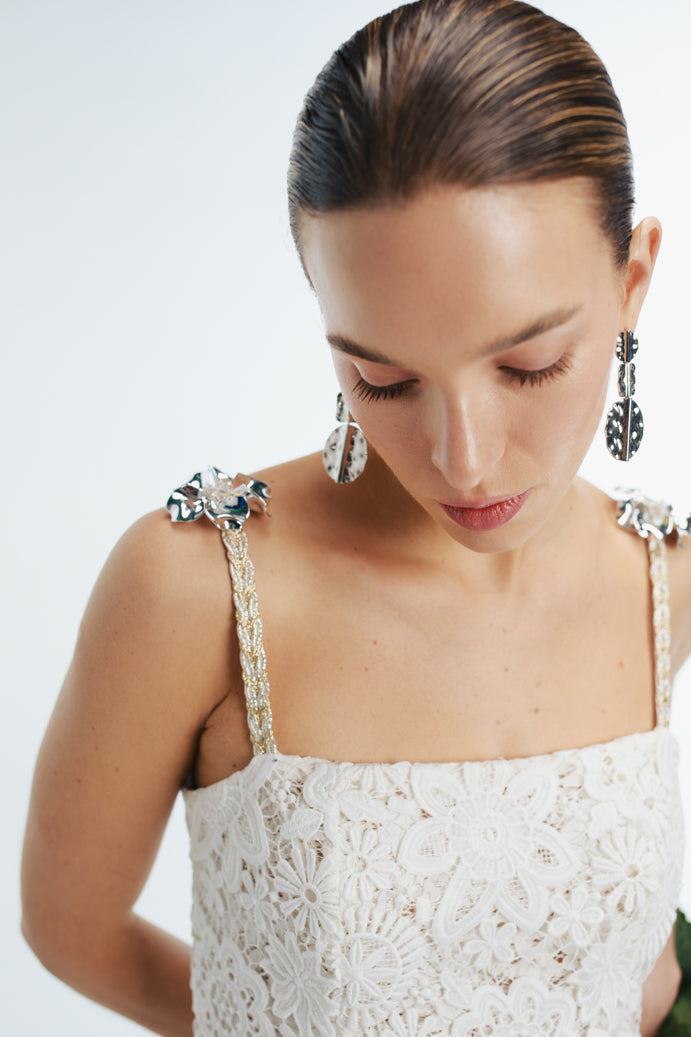 Biscayne Mini Dress in White