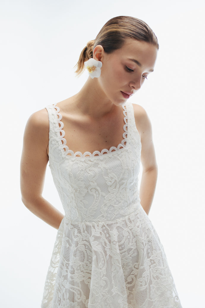 Havana Mini Dress in White