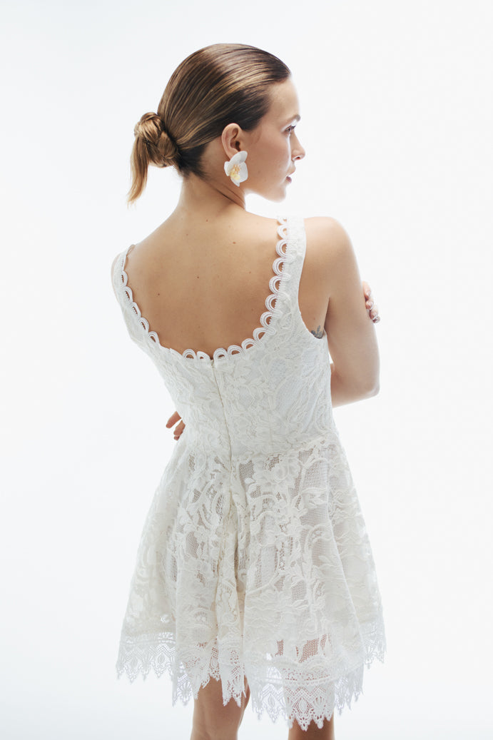 Havana Mini Dress in White