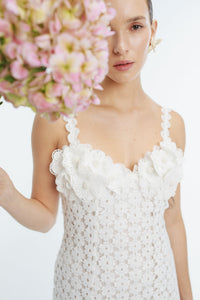 Destin Maxi Dress in White