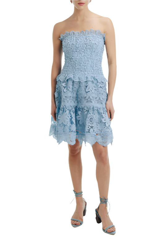Opal Mini Dress in Sky