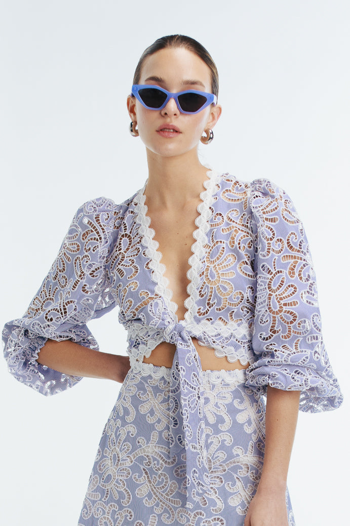 Cecil Top in Blue