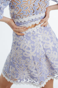 Cecil Mini Skirt in Blue