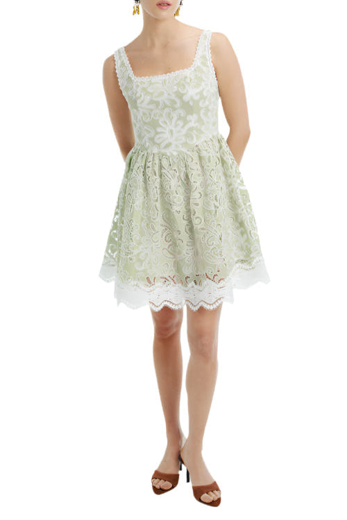 Sissy Mini Dress in Green
