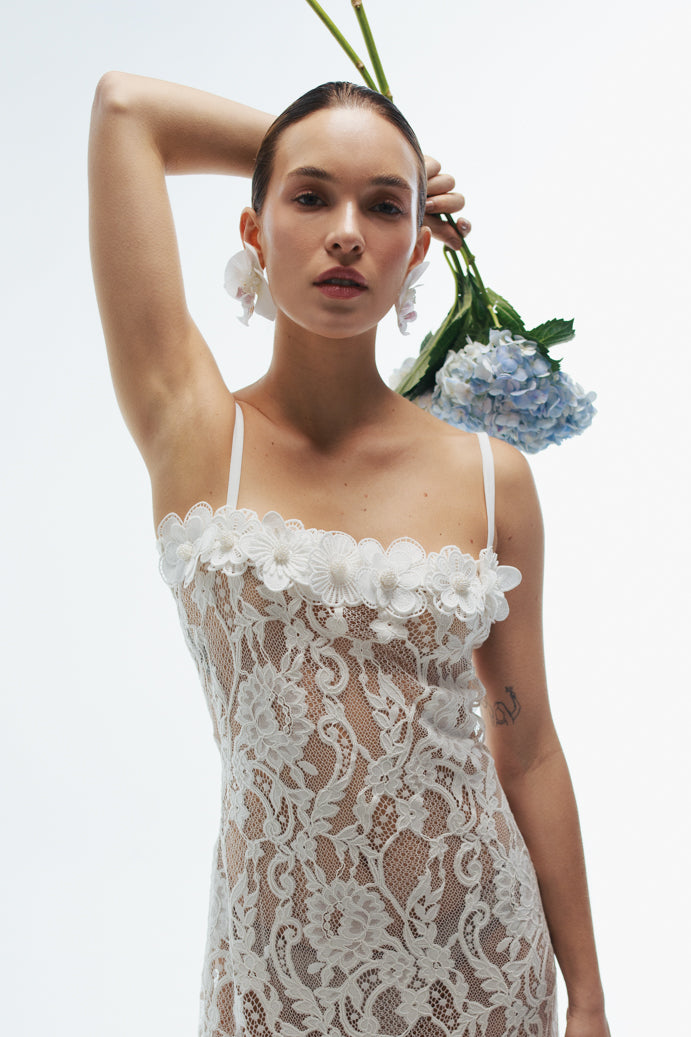 Marquesa Maxi Dress in White
