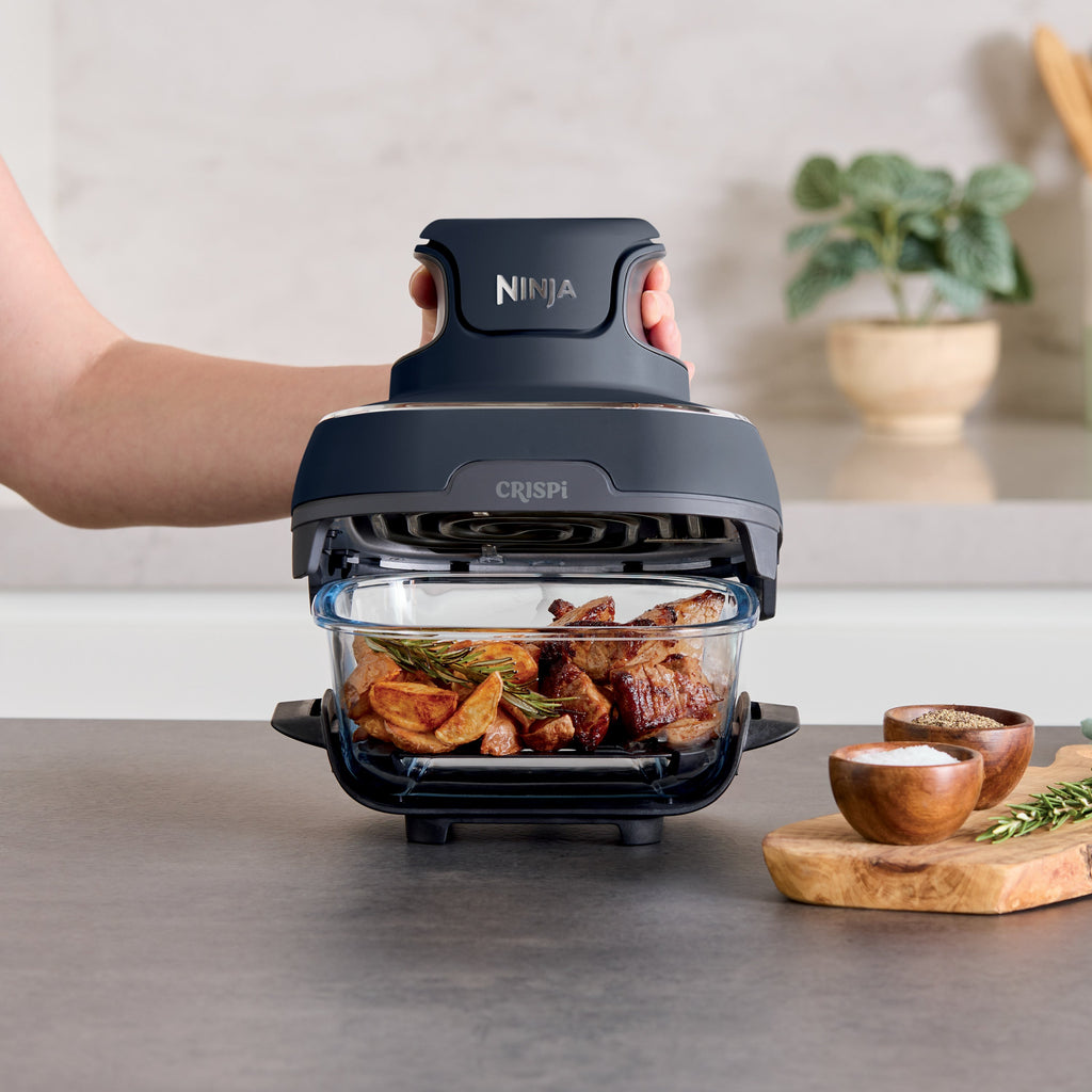 Crispi 4-in-1 Portable Glass Air Fryer Cooking System