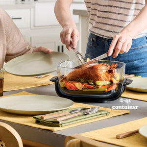 Crispi 4-in-1 Portable Glass Air Fryer Cooking System